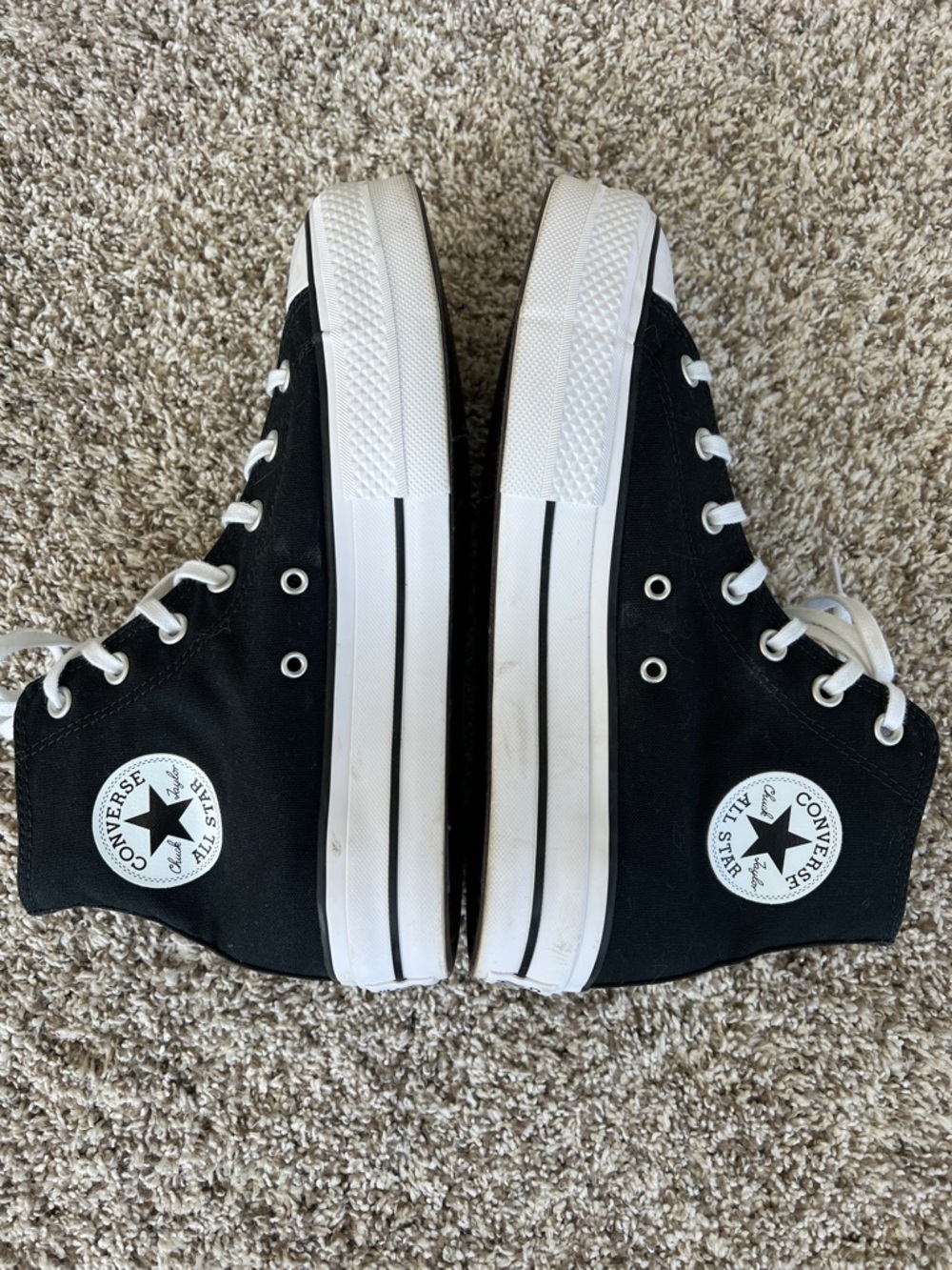 Converse Women's Chuck Taylor All Star Lift Platform Canvas Sneakers Size 9.5 - Picture 6 of 8